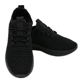 Zapatilla deportiva negra BF102 negro 3