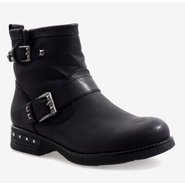 Botas negras aisladas 408-PA negro 1