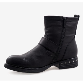 Botas negras aisladas 408-PA negro 2