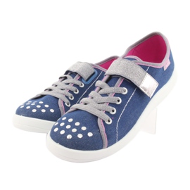 Calzado infantil befado 251Q109 azul rosado gris 3