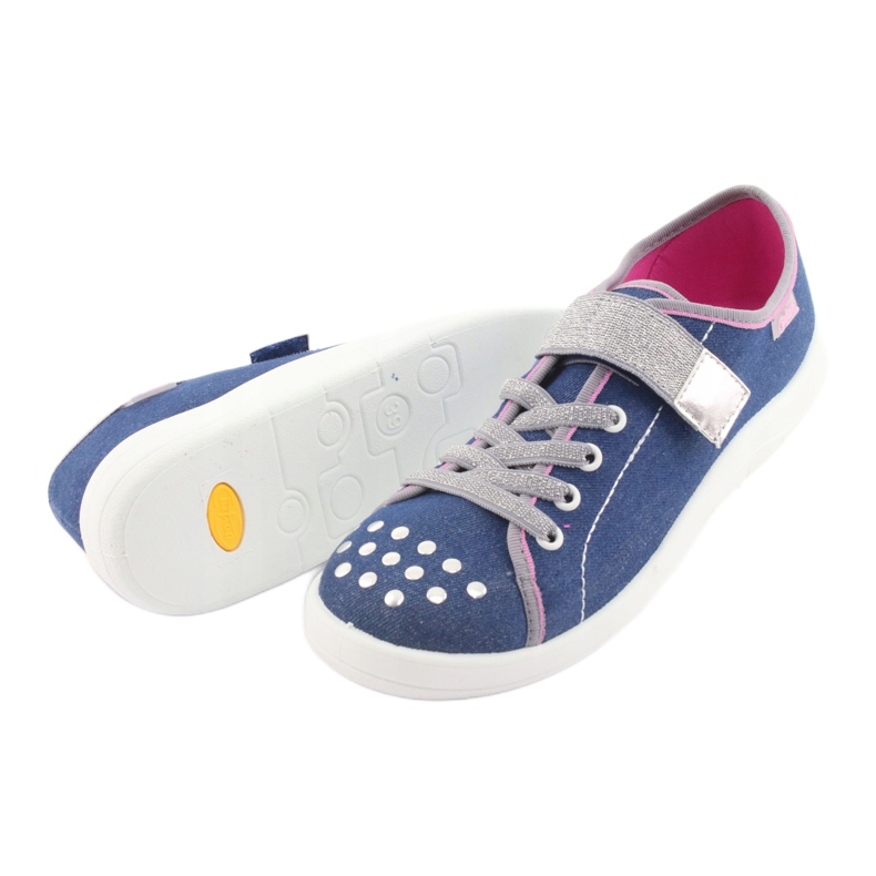 Calzado infantil befado 251Q109 azul rosado gris 4