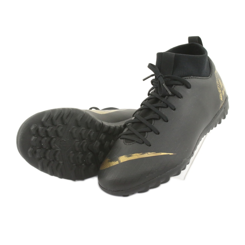 Zapatillas de fútbol Nike Mercurial SuperflyX 6 Academy Gs Tf Jr AH7344-077 negro 4