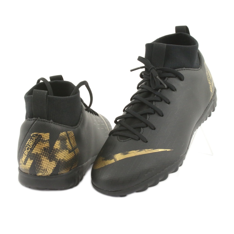Zapatillas de fútbol Nike Mercurial SuperflyX 6 Academy Gs Tf Jr AH7344-077 negro 3