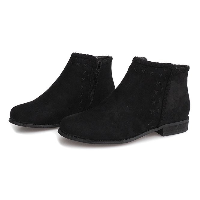 Botines de ante Jodhpur 100-602 Negro 2 Botines de ante Jodhpur 100-602 Negro 2