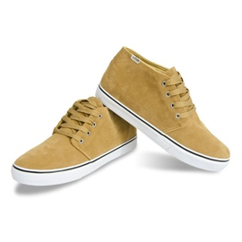 Zapatillas High Y009 Camel Suede marrón 1