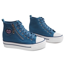 Zapatillas High Denim K3031 Azul Marino 2