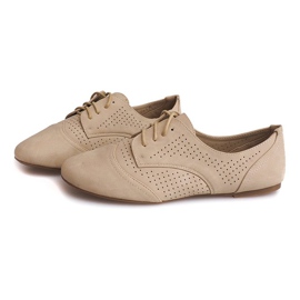 Zapatos Jazz Calados 219 Beige 3