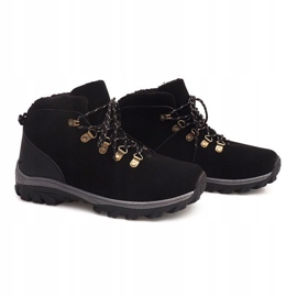 Botas de nieve cálidas 83B Black negro 4