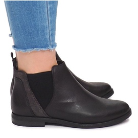 Botines negros con goma de borrar 951-PA 1
