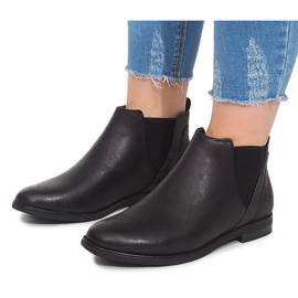 Botines negros con goma de borrar 951-PA 2