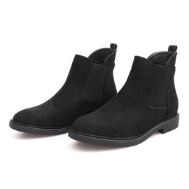Botas de ante con elástico 1541 Negro 3