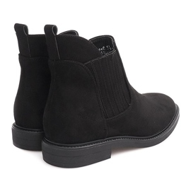 Botas de ante con elástico 1541 Negro 5