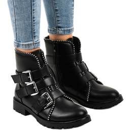 Botas negras de mujer con cremallera 2580 negro 1