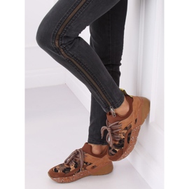 Zapatillas deportivas Marrón AB-91 Camel 4