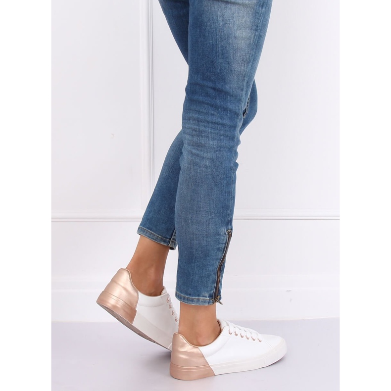Zapatillas de mujer blancas y champán A88-29 W-CHAMPAGNE blanco multicolor 1 Zapatillas de mujer blancas y champán A88-29 W-CHAMPAGNE blanco multicolor 1