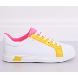 Zapatillas de mujer W-3116 Yellow blanco multicolor 4