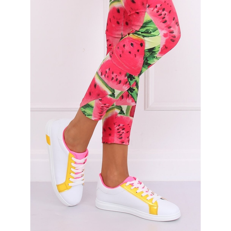 Zapatillas de mujer W-3116 Yellow blanco multicolor 1 Zapatillas de mujer W-3116 Yellow blanco multicolor 1