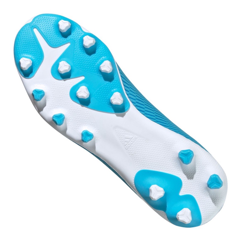 Botas de fútbol adidas X 19.3 Mg Jr EF7550 azul azul 1