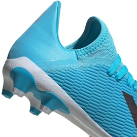 Botas de fútbol adidas X 19.3 Mg Jr EF7550 azul azul 6
