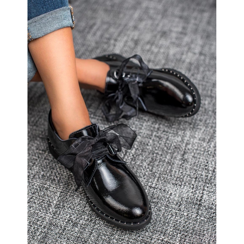 Filippo Zapatos lacados negros 1