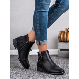 Filippo Botas elegantes con cremallera. negro 1