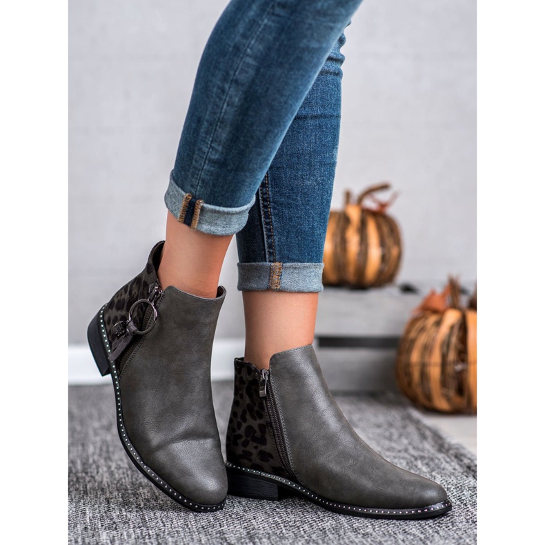 Filippo Botas elegantes con cremallera. gris 2 Filippo Botas elegantes con cremallera. gris 2