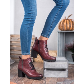 Vinceza Botas bajas en la barra rojo 2