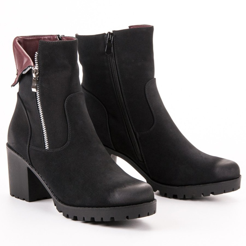 Botas VINCEZA negras negro 1