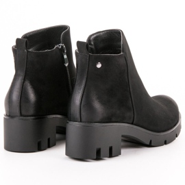 Cómodas botas de tacón VINCEZA negro 1 Cómodas botas de tacón VINCEZA negro 1