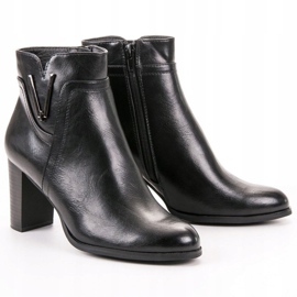 Vinceza Botines negros en un poste 1