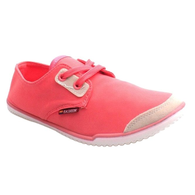 Lycra 899 zapatillas rosa con cordones 1