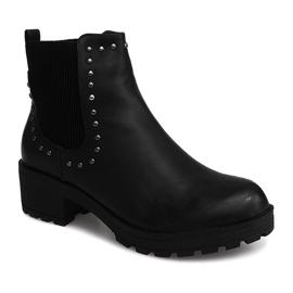 Botas motorizadas con tachuelas 1643 Negro 2