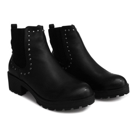 Botas motorizadas con tachuelas 1643 Negro 3