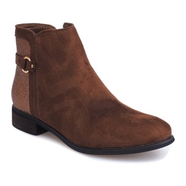 Botines de ante Chelsea Boots HQ873 Camel marrón 2