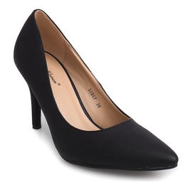 Tacones de ante 50867 Negro 3