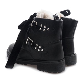 Botas extravagantes cálidas TL0129-1 Negro 4