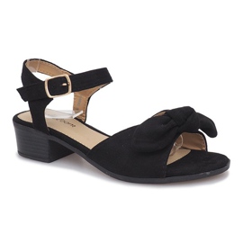 Sandalias de tacón negras de Noemia negro 1