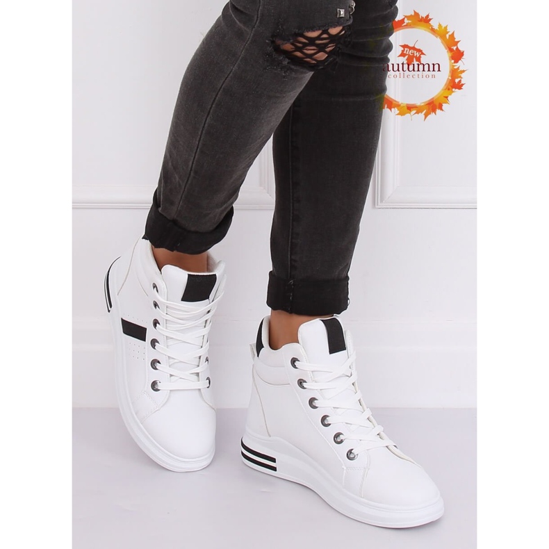 Zapatillas blancas CB-19078 BLANCO / NEGRO 1 Zapatillas blancas CB-19078 BLANCO / NEGRO 1