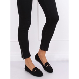 Mocasines de mujer negros 99-259 Black 2