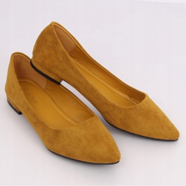 Amarillo RC-76 Bailarinas amarillas con puntera almendrada 3