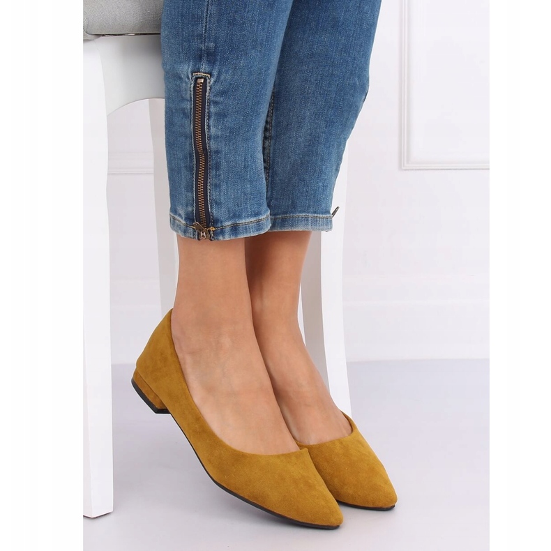 Amarillo RC-76 Bailarinas amarillas con puntera almendrada 2 Amarillo RC-76 Bailarinas amarillas con puntera almendrada 2