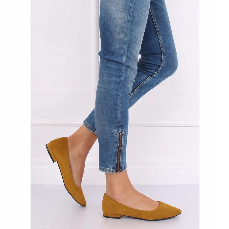 Amarillo RC-76 Bailarinas amarillas con puntera almendrada 1 Amarillo RC-76 Bailarinas amarillas con puntera almendrada 1