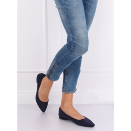 Bailarinas con puntera almendra azul marino RC-76 Navy 2