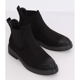 Botines Chelsea negros para mujer WY-2842 Black 4