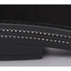 Botines Chelsea negros para mujer WY-2842 Black 3