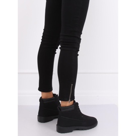 Botas de madera de mujer negras W-3033 Black negro 3