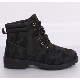 Botas de madera para mujer camuflaje W-3033 Blackcamuflage negro 3
