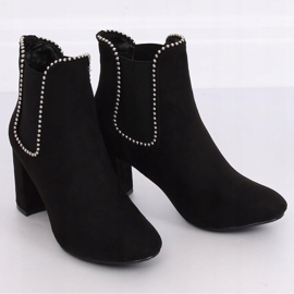 Botas negras de tacón 7392-GA Black negro 3