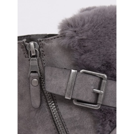 Botas grises con pelo 1061A-PA Gris 4