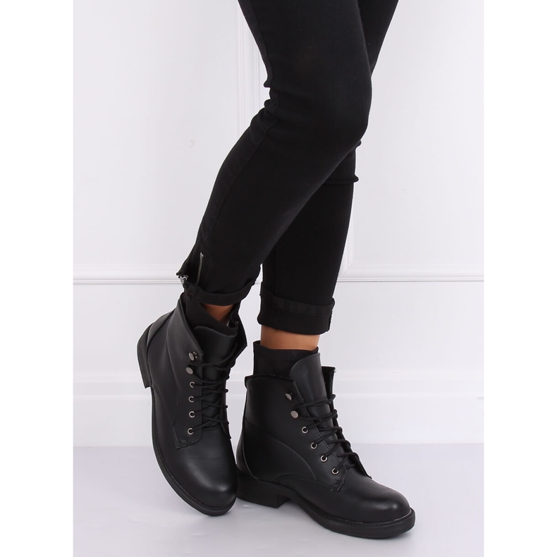 Botas negras para mujer negro 100-901B0-1 Negro 2